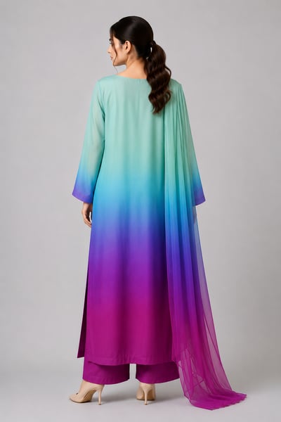 Gulah - Aurora Boat-Neck Maxi Panel Suit - view 3