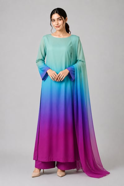 Gulah - Aurora Boat-Neck Maxi Panel Suit - Pret Loop