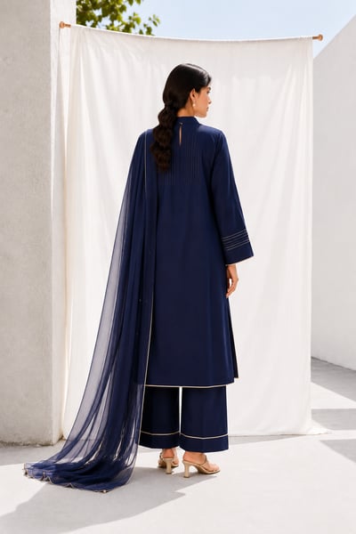 Maya - Midnight Pintuck Statement Set - view 3